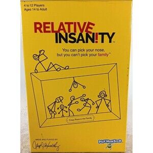 Relative Insanity Party Game About Crazy Relatives Jeff Foxworthy Play Monster